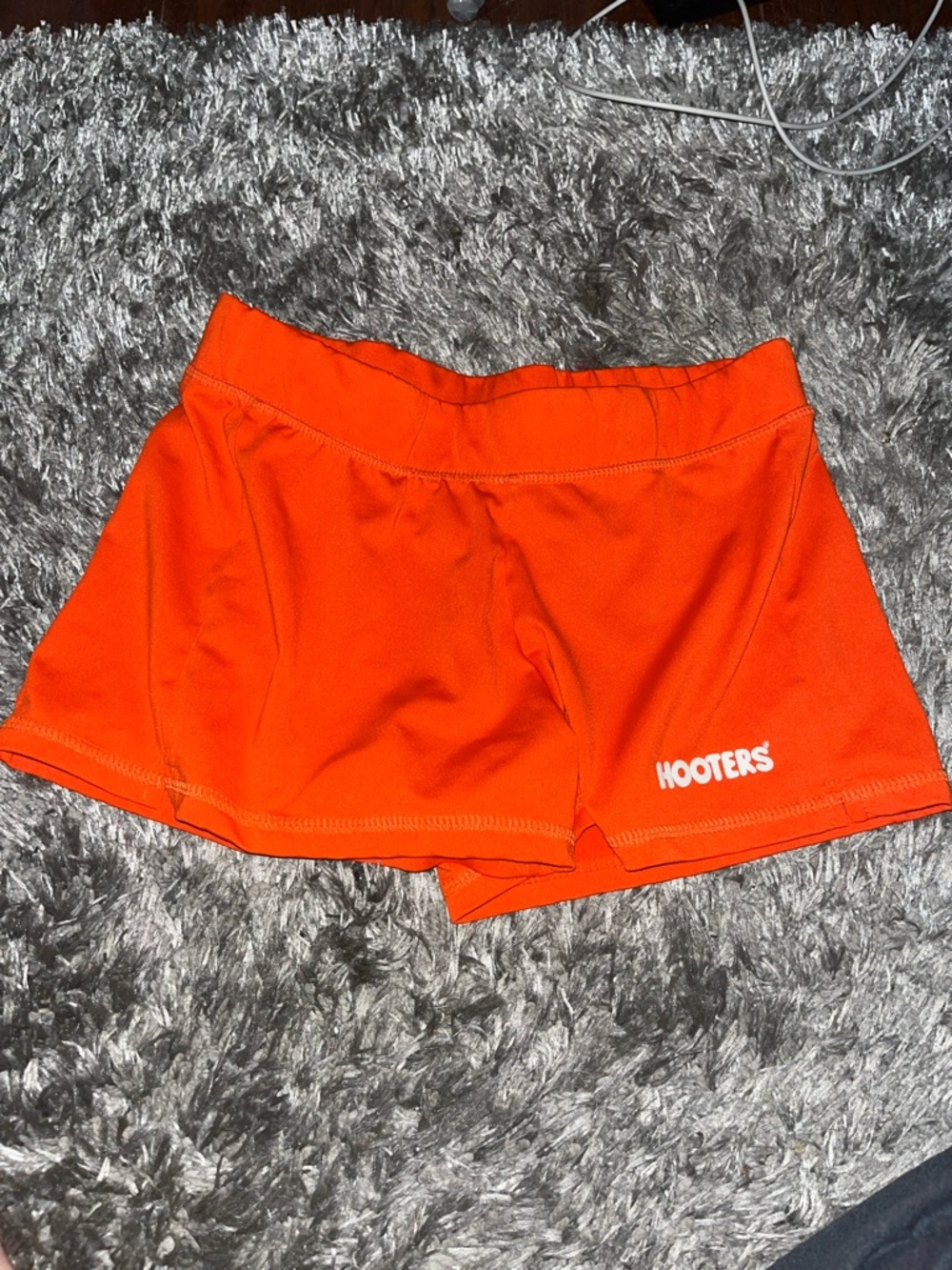 Hooters Bright Orange Athletic Shorts